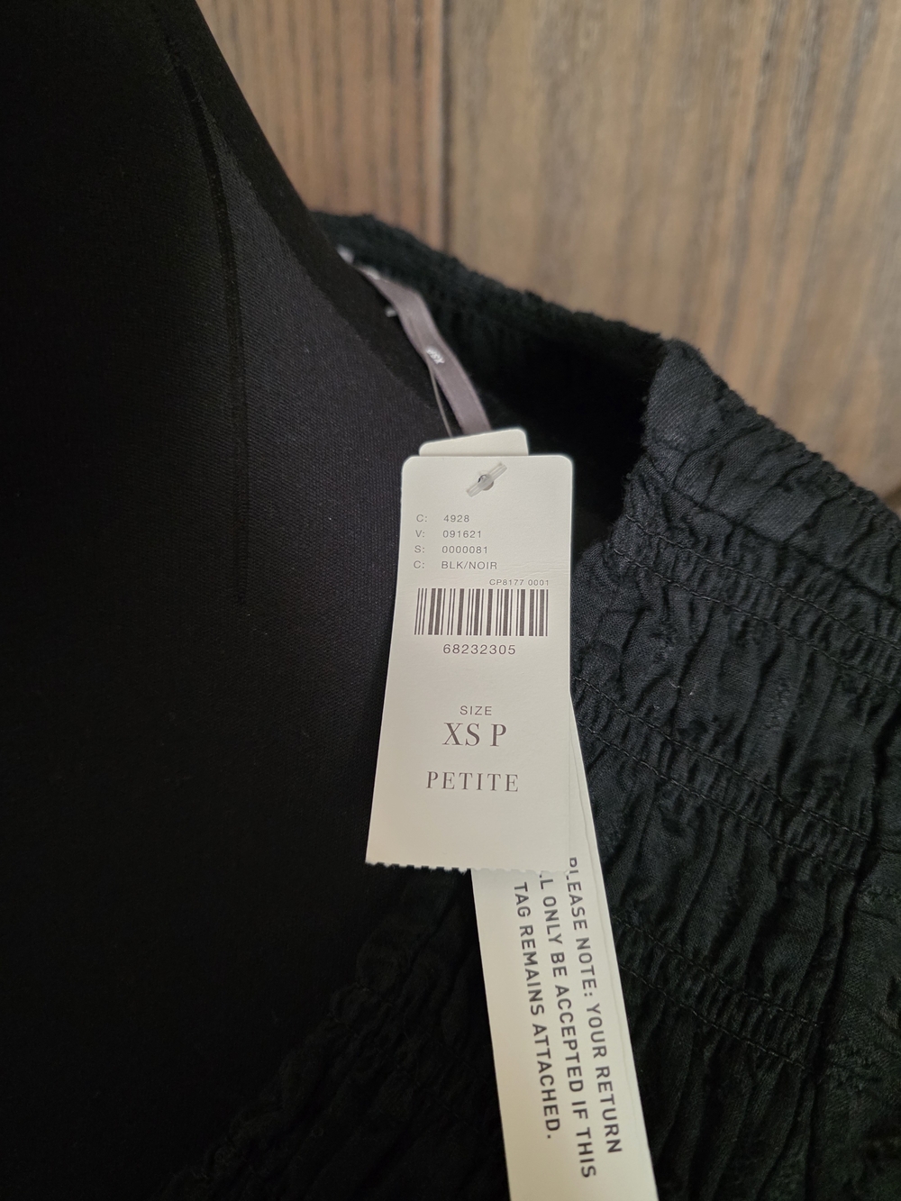 NWT Anthropologie Black Ruffled Mini Dress - Picture 3 of 5